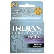 Trojan Ultra Thin Lube 3pk Default Title