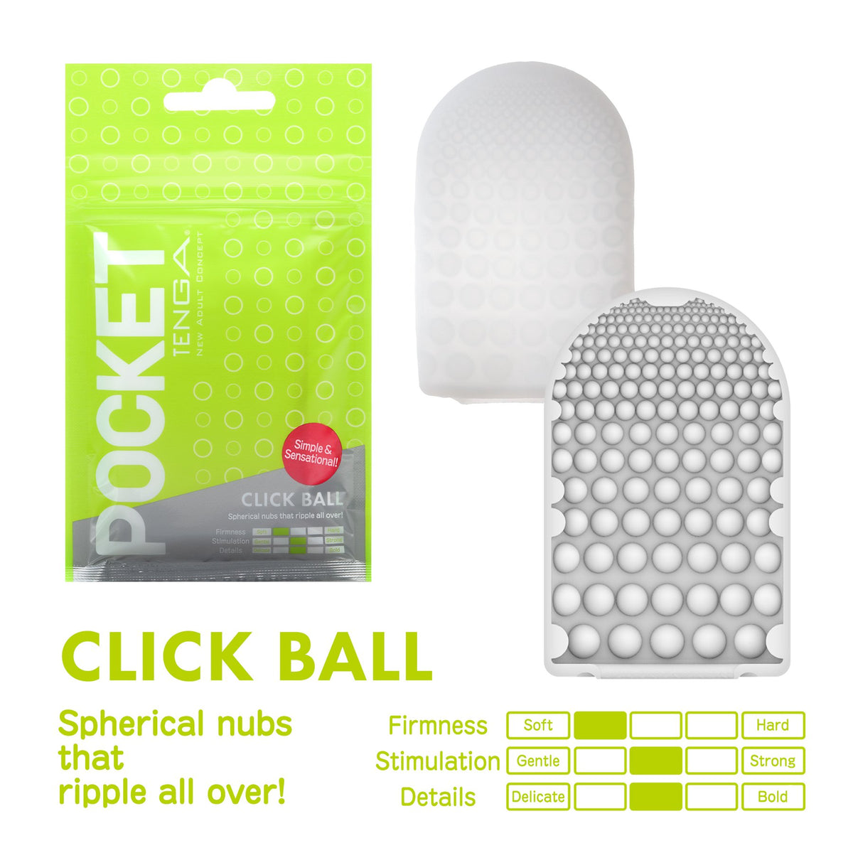 Pocket Tenga Click Ball Default Title