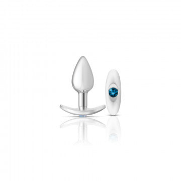Cheeky Charms Butt Plug Set Clear Teal