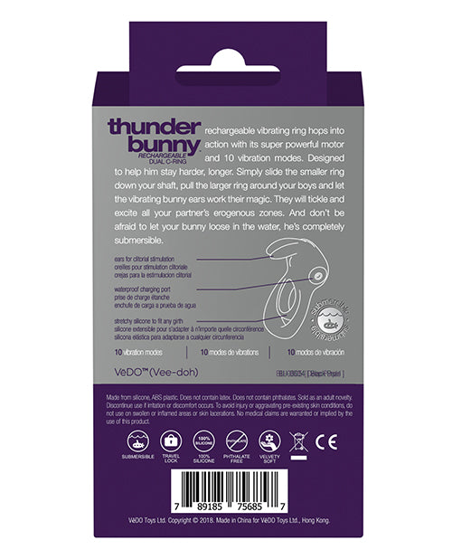 Vedo Thunder Bunny Dual Ring Rechargeable