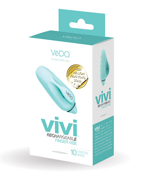 Vedo Vivi Rechargeable Finger Tease Me Turquoise