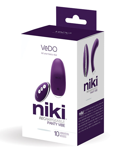 Vedo Niki Rechargeable Panty Vibe Purple