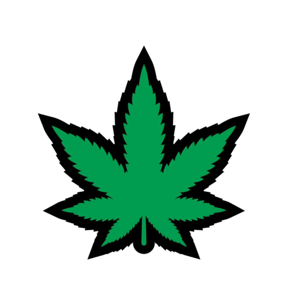 Green Marijuana Leaf Pin Default Title