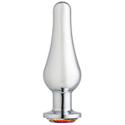 Cloud 9 Gems Silver Chromed Tall Anal Plug Large Default Title
