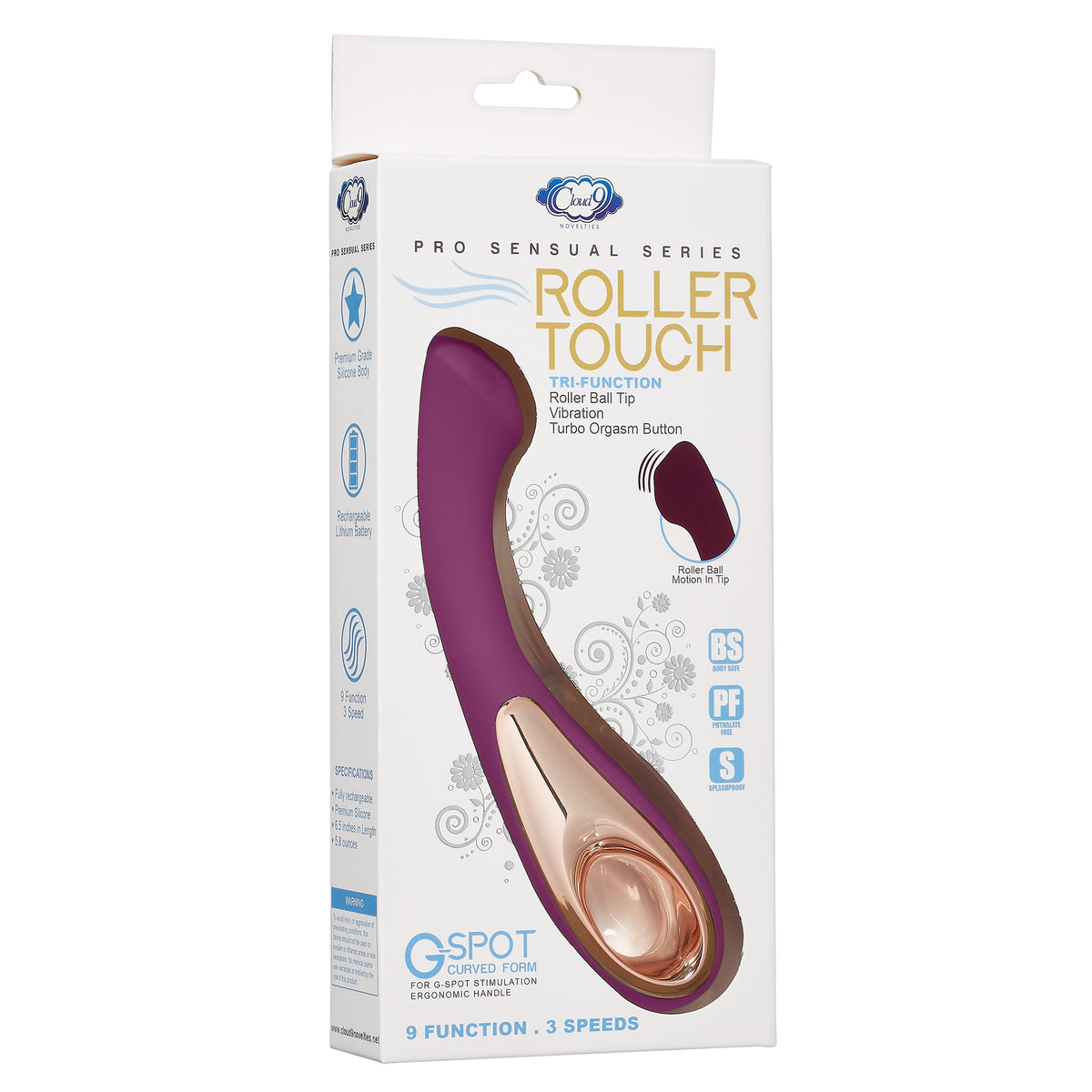 Cloud 9 Pro Sensual Roller Ball G Turbo Plum Default Title