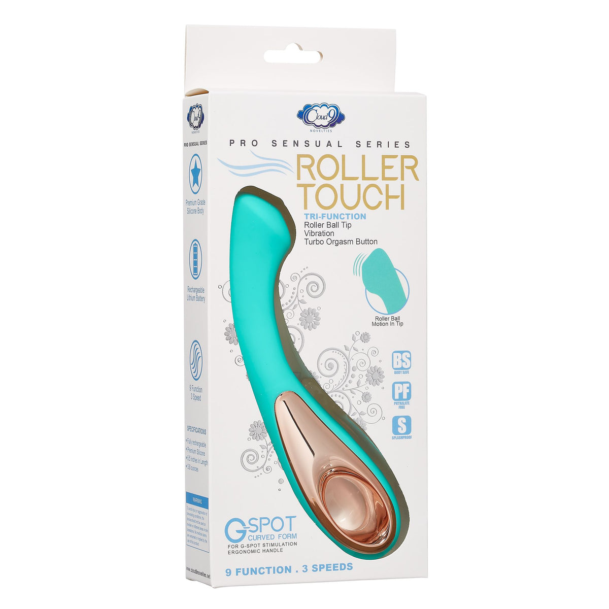 Cloud 9 Pro Sensual Roller Ball G Turbo Teal Default Title