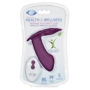 Cloud 9 Health & Wellness Wireless Remote Control Panty Leaf" Vibe Plum