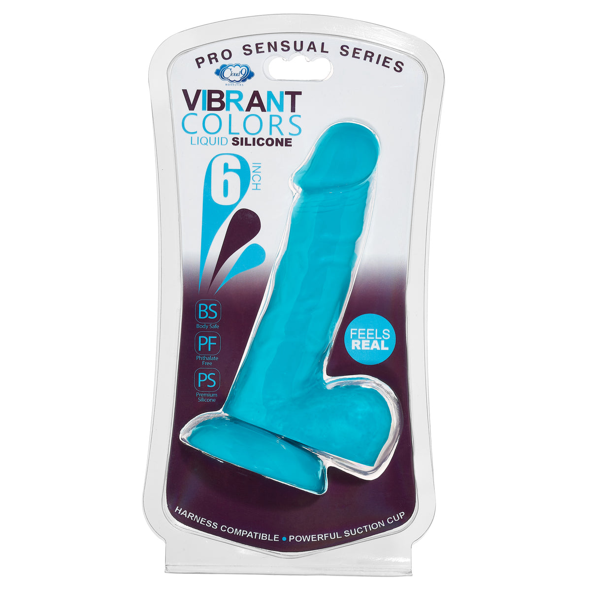 Cloud 9 Vibrant Colors 6 Pro Sensual Line " Blue