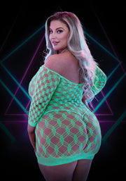 Lapdance Glow In The Dark Mini Dress Q/s Default Title