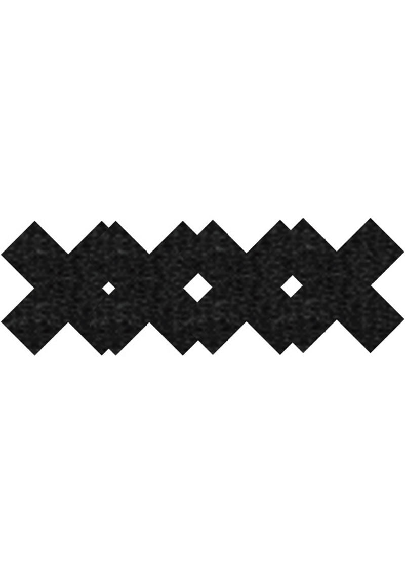 Pasties Classic Black X (peekaboos) Default Title