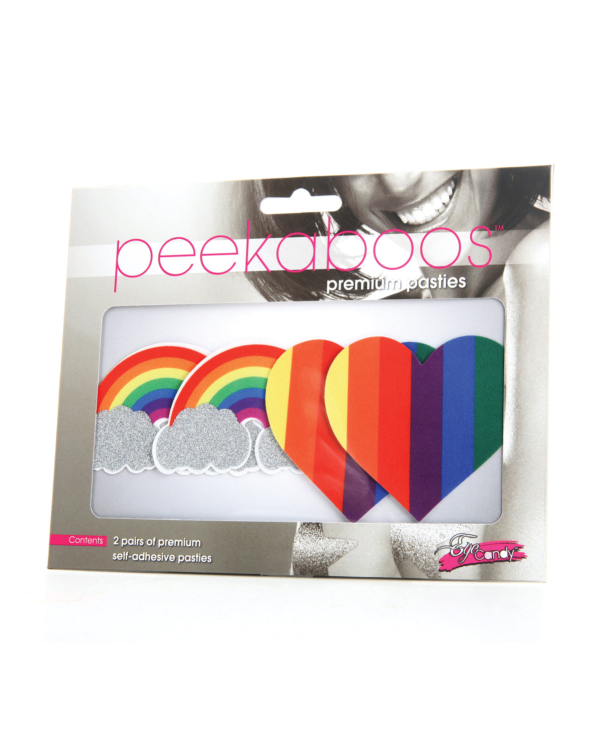 Pasties Pride Glitter Rainbows & Hearts Default Title