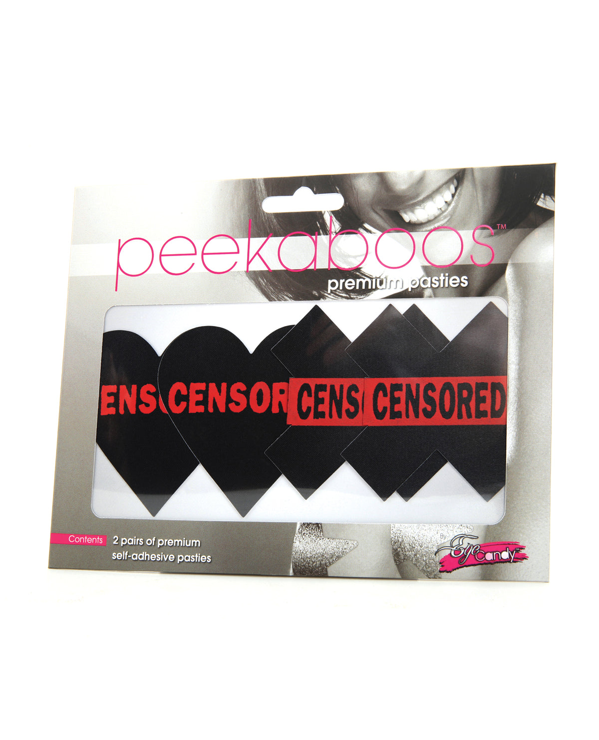 Pasties Censored Hearts & X Default Title