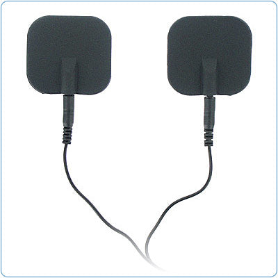 Zeus Electrosex Black Adhesive Silicone Pads Pair Default Title