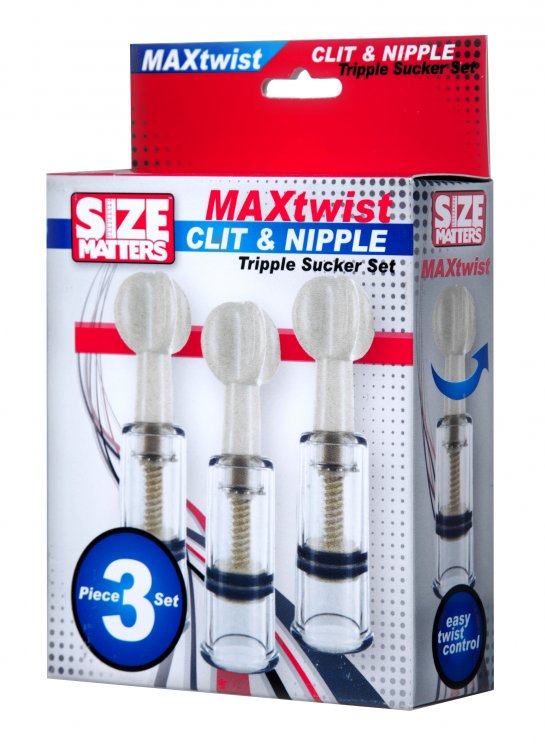 Size Matters Twisted Triplets Nipple & Clit Suckers Default Title