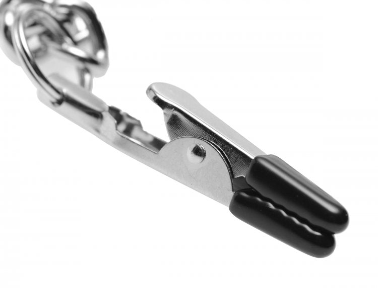 Master Series Collar W/nipple & Clit Clamps Default Title