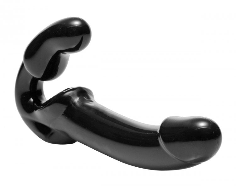 Strap U Revolver Strapless Strap On Dildo Black Default Title