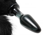 Tailz Midnight Fox Glass Plug W/ Tail Default Title