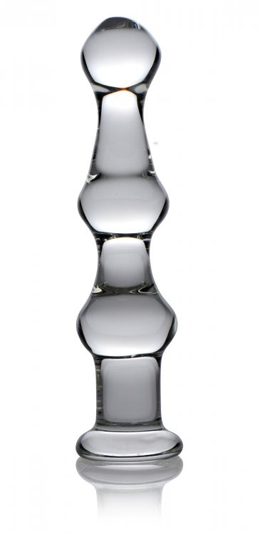 Master Series Mammoth 3 Bumps Glass Dildo Default Title