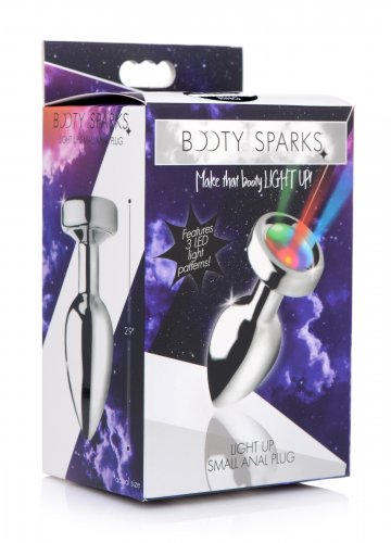 Booty Sparks Light Up Small Anal Plug Default Title