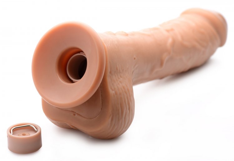 Loadz 8.5in Vibrating Dildo Squirting