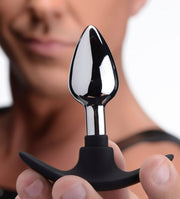 Master Series Dark Invader Metal & Silicone Anal Plug Medium