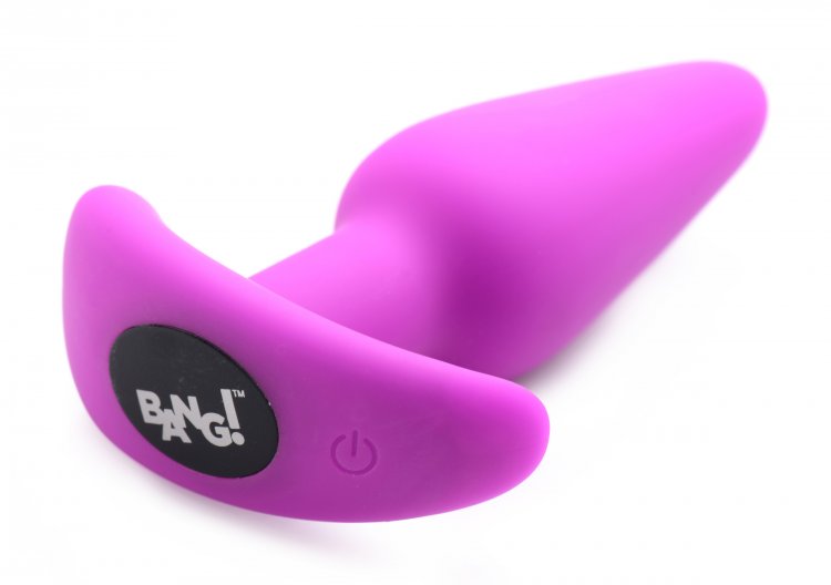 Bang! 21x Vibrating Silicone Butt Plug W/ Remote