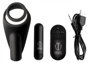 Trinity 4 Men 7x Silicone C- Ring W/ Taint Stimulator Default Title