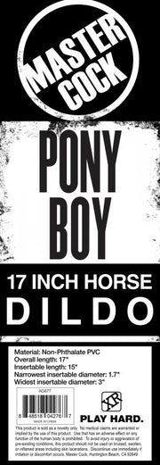 Master Cock Pony Boy 17in Horse Dildo Default Title