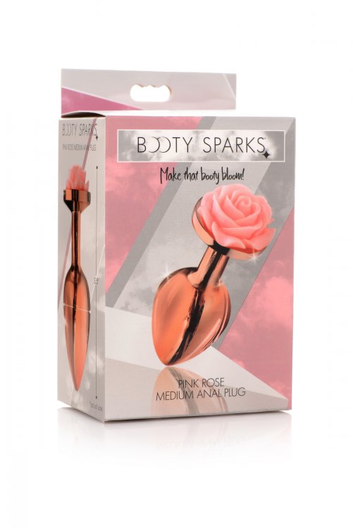 Booty Sparks Pink Rose Gold Anal Plug