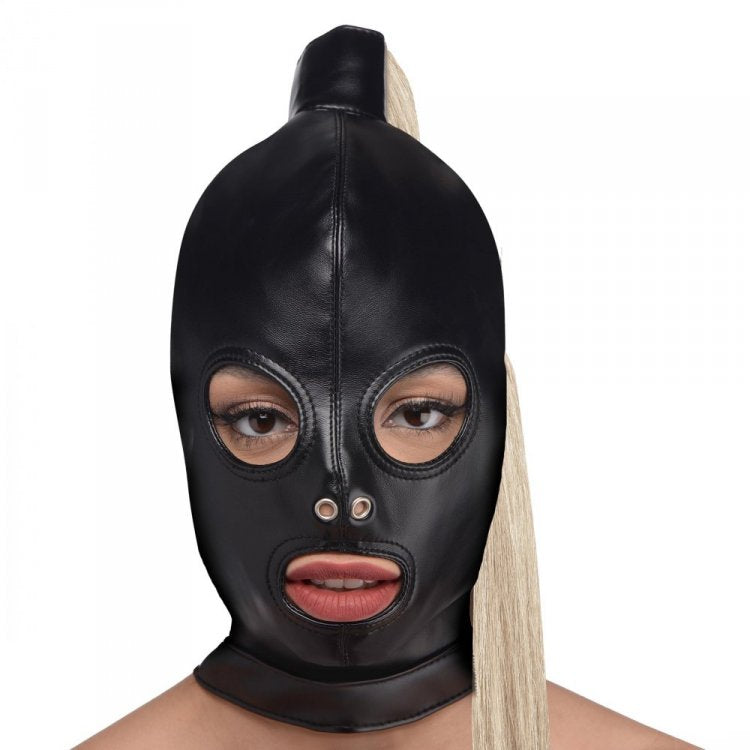 Strict Blonde Ponytail Bondage Hood Default Title