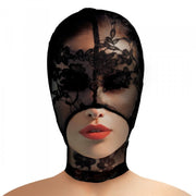 Master Series Lace Seduction Bondage Hood Default Title