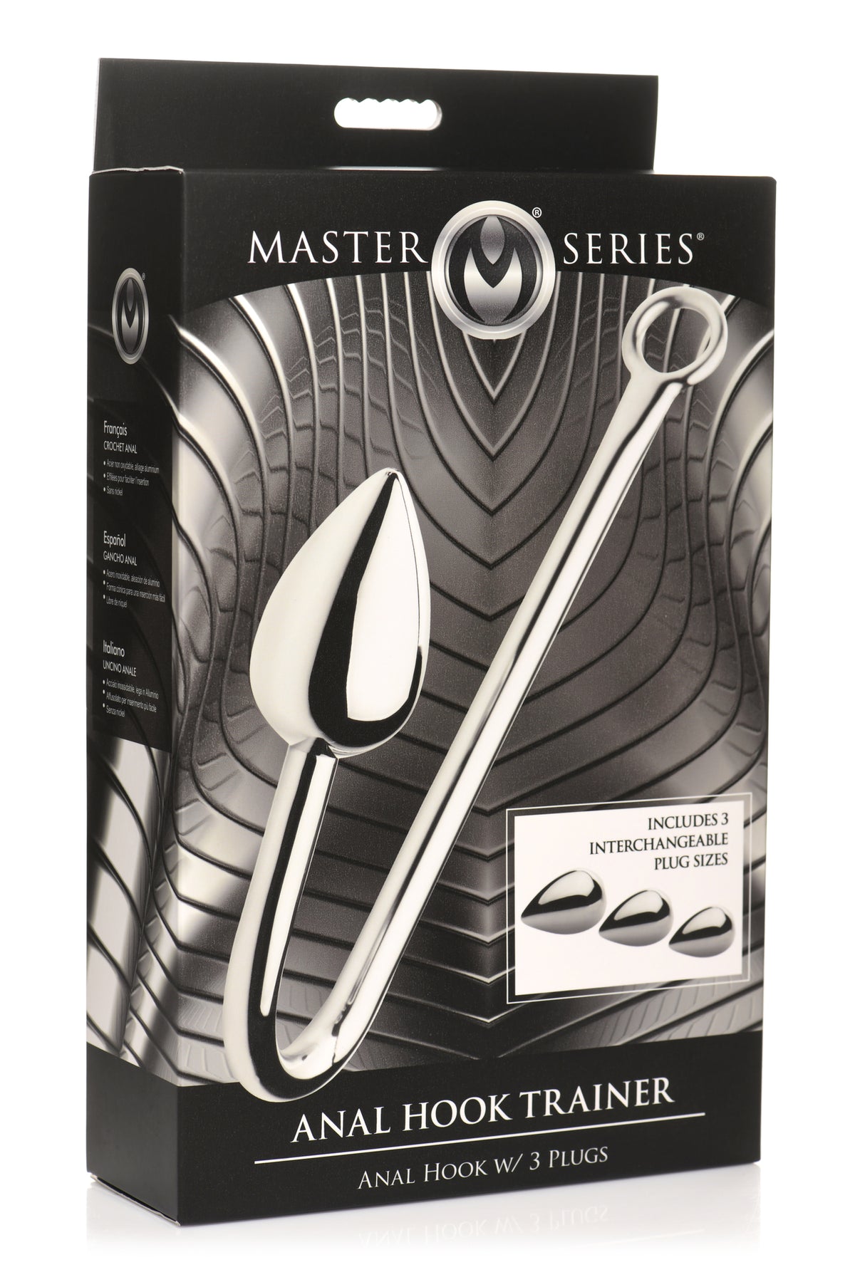 Master Series Anal Hook Trainer W/ 3 Plugs Default Title