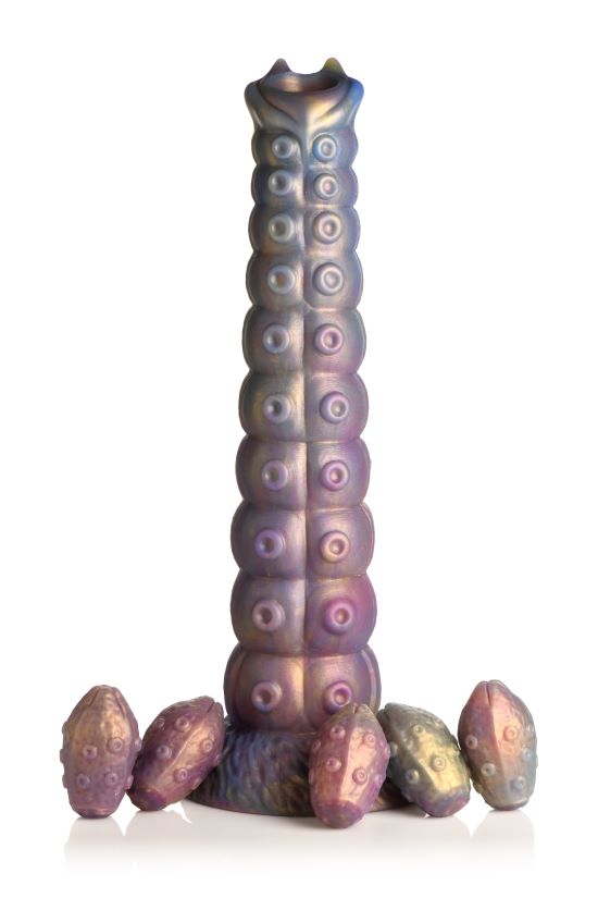 Creature Cocks Deep Invader Tentacle Ovipositor Silicone Dildo W/ Eggs Default Title