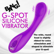 G-spot Silicone Vibrator Purple Default Title