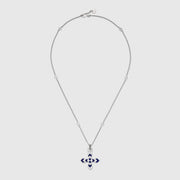 GG WOMEN'S NECKLACE WITH CROSS MOTIF PENDANT