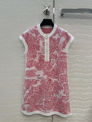 CD Dress Pink Viscose Polyester