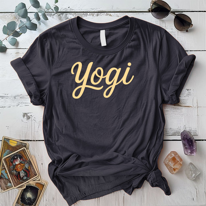 Yogi T-Shirt Mockup dark-heather-grey