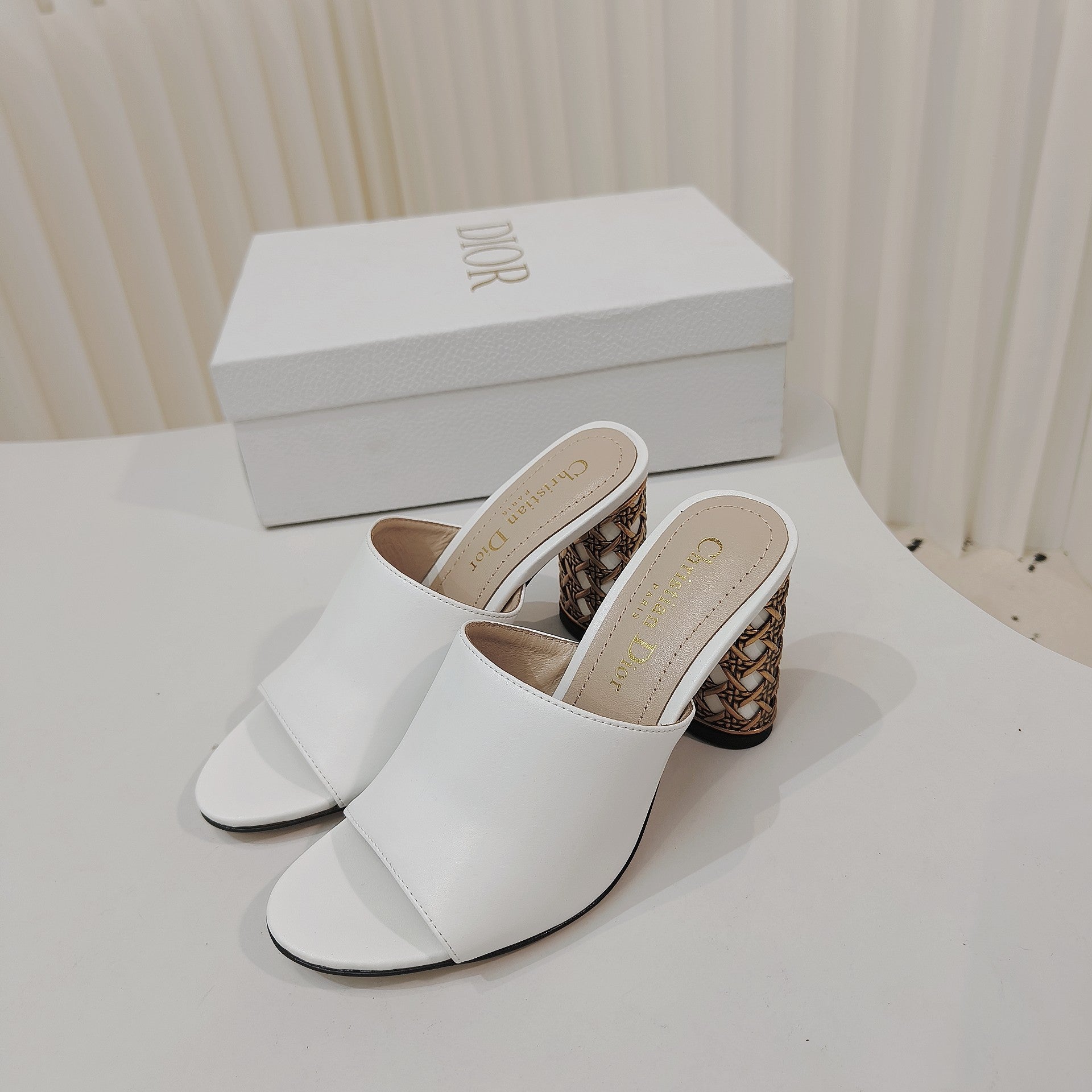Dior 2026 Icon Slide High-heeled Sandal Lambskin 927494