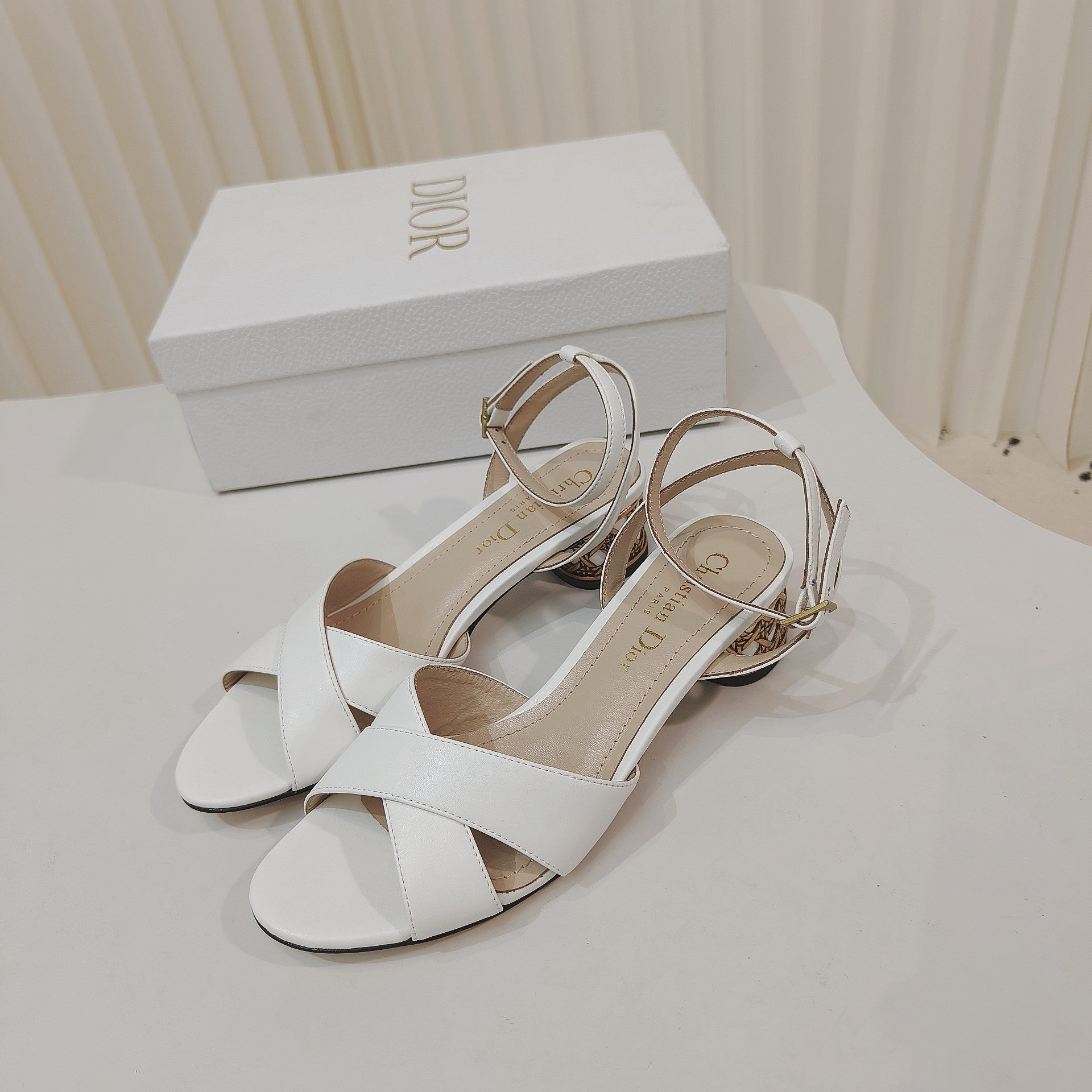Dior 2026 Granville Heeled Sandal Lambskin 927498