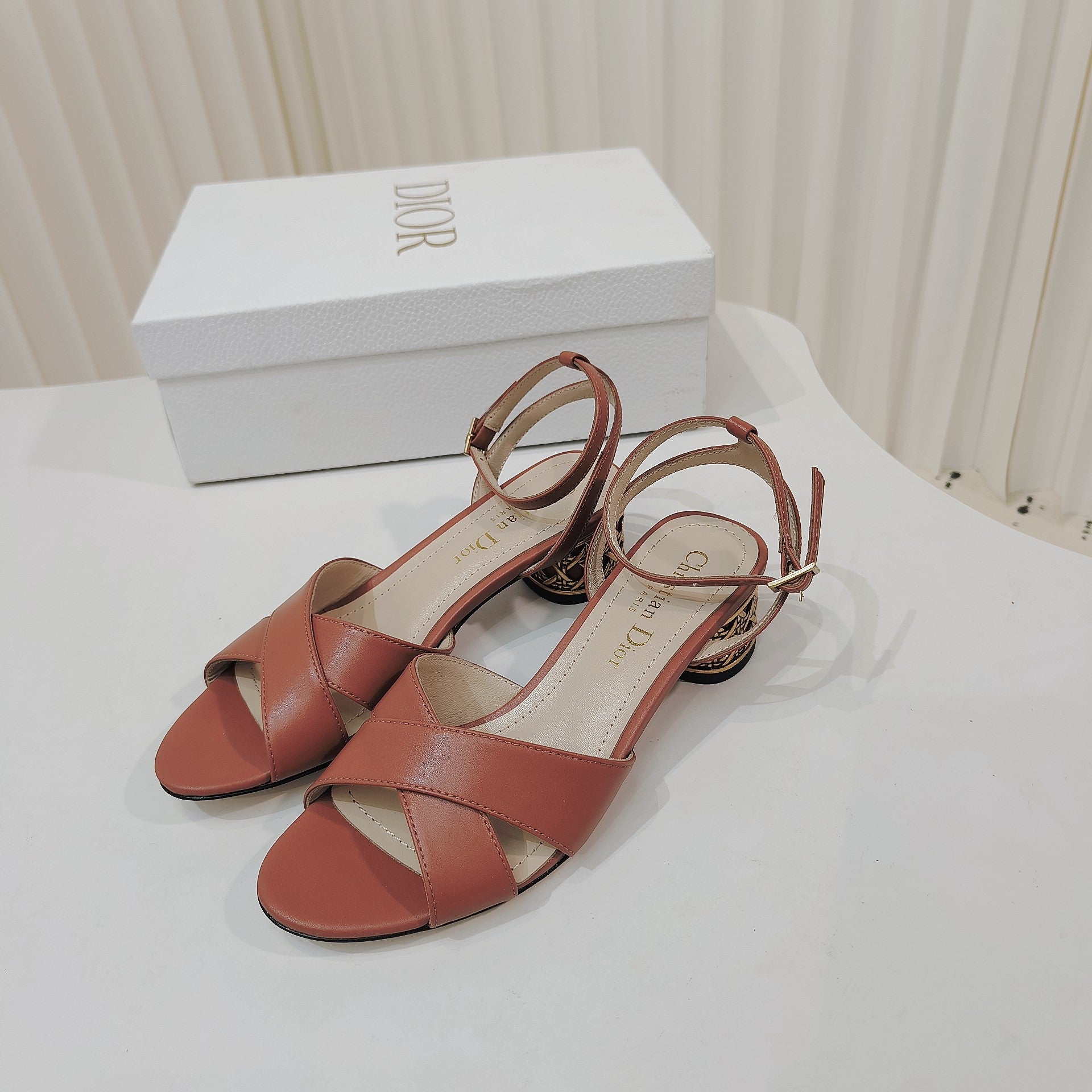 Dior 2026 Granville Heeled Sandal Lambskin 927498