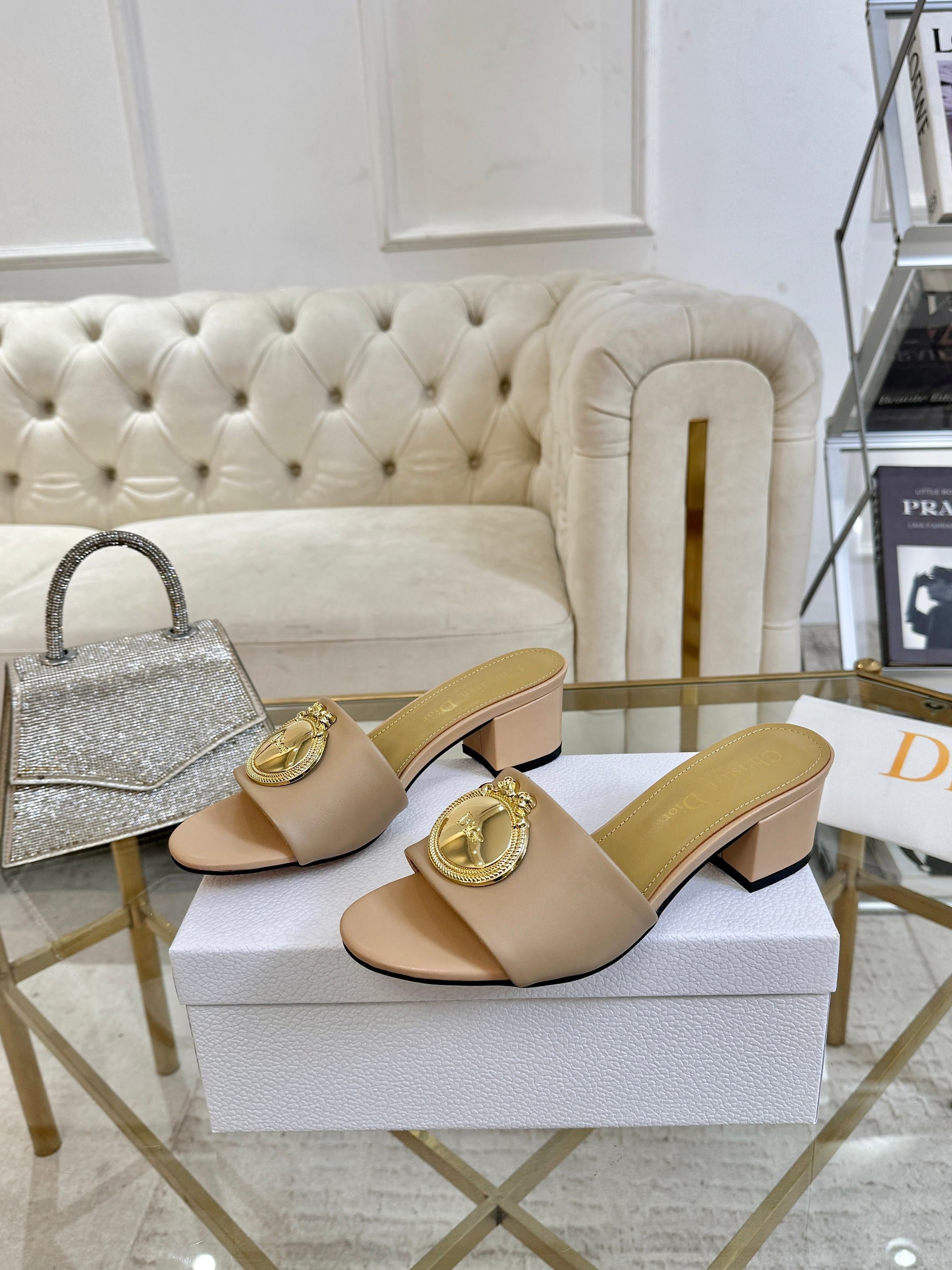 Dior 2026 Boy Heeled Sandal 55mm Calfskin 927392