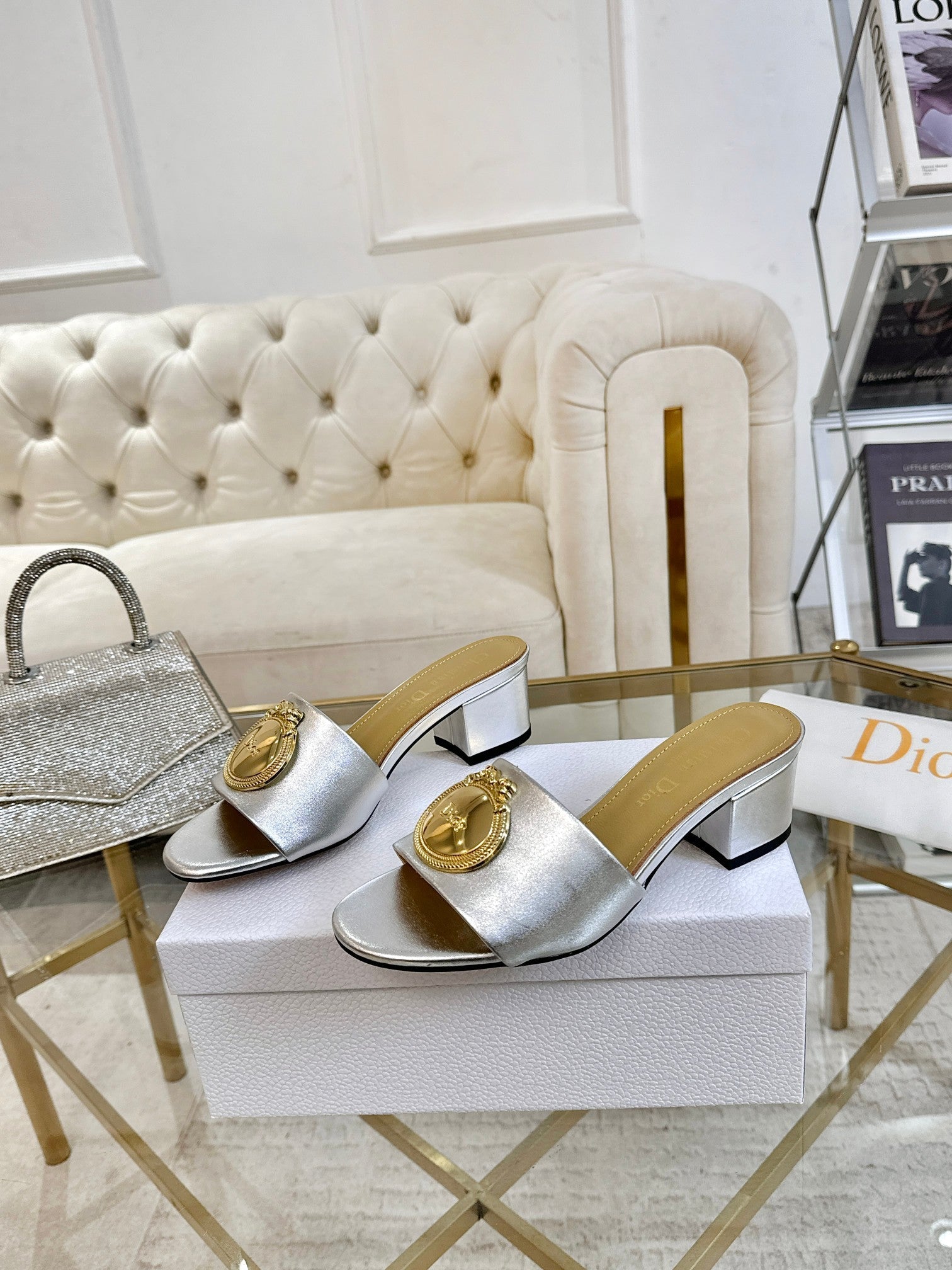 Dior 2026 Boy Heeled Sandal 55mm Calfskin 927392