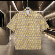 Fendi 2026 Men's Short-Sleeve Shirt Cashmere 801532