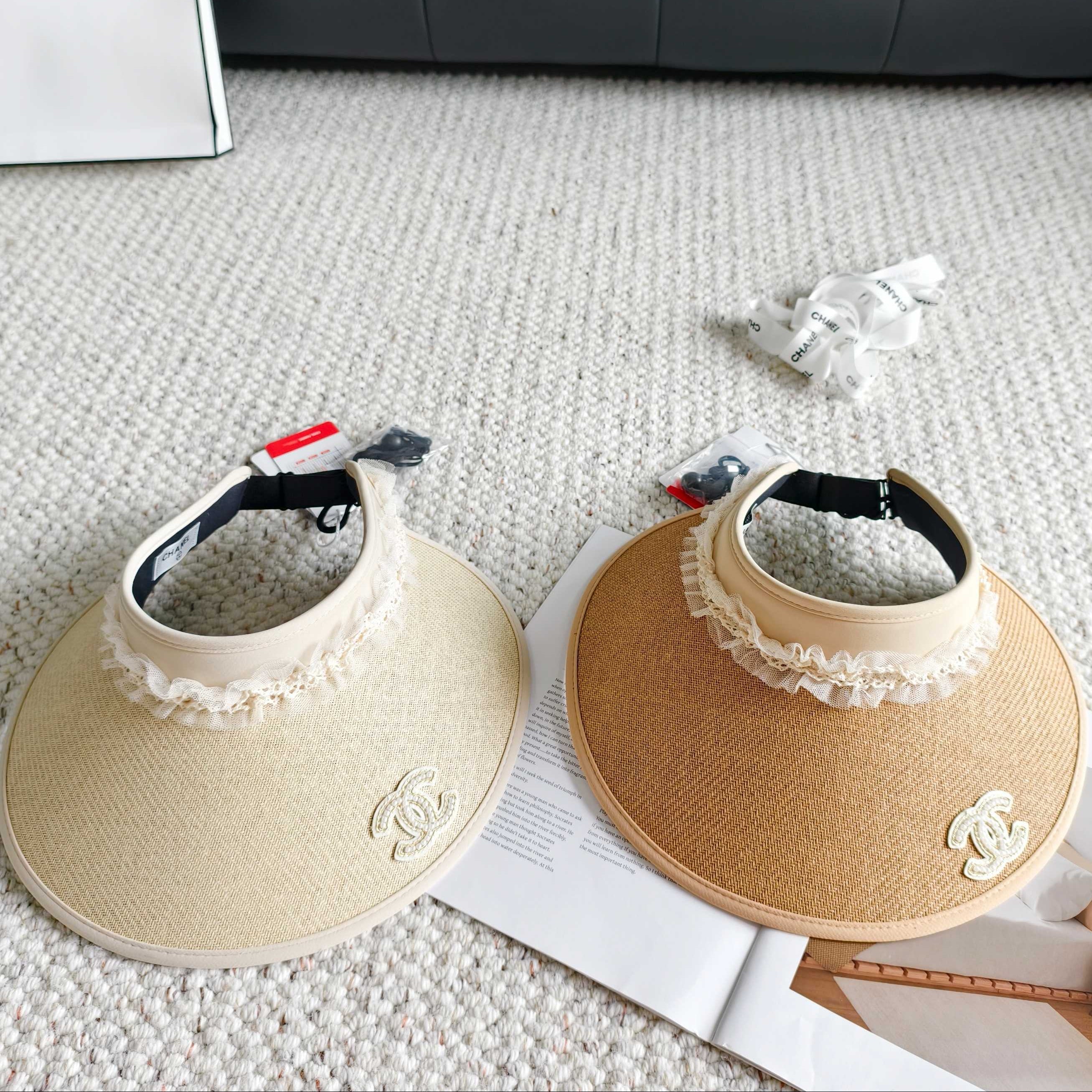 Chanel Lace Visor Hat 299888