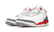 Nike Air Jordan 3 Fire Red White Gray Cowhide