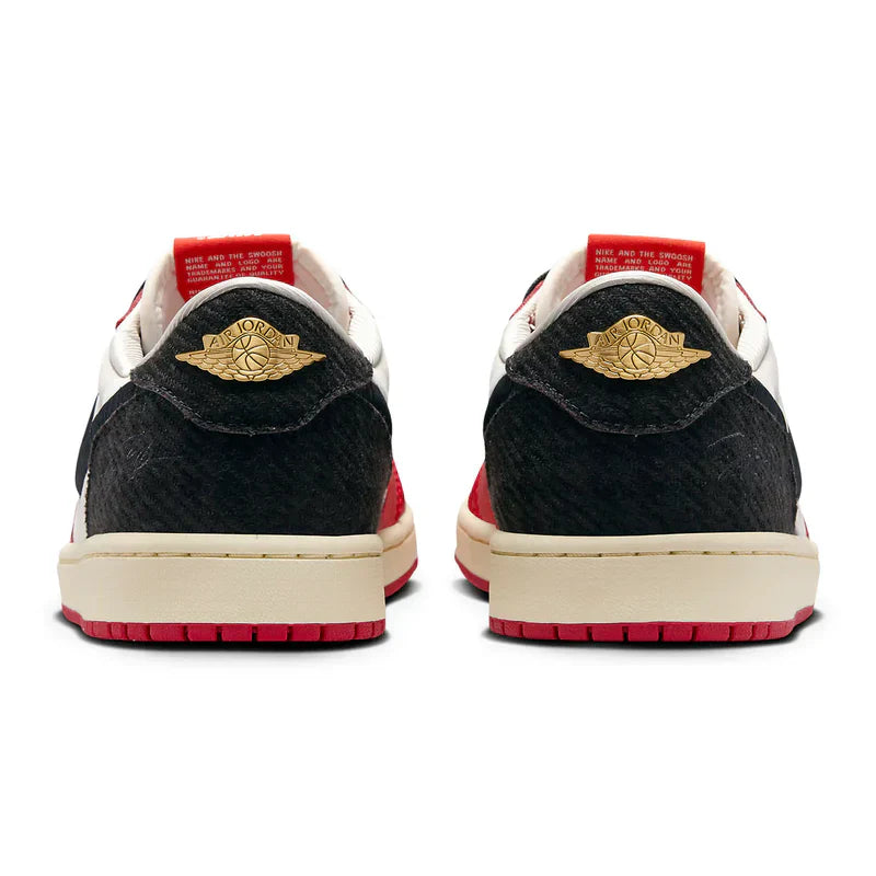 Trophy Room X Air Jordan 1 Retro White Red Black Suede Leather