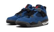 Nike Air Jordan 4 Dark Blue Black Suede