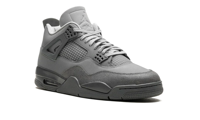 Nike Air Jordan 4 Dark Gray Suede Leather