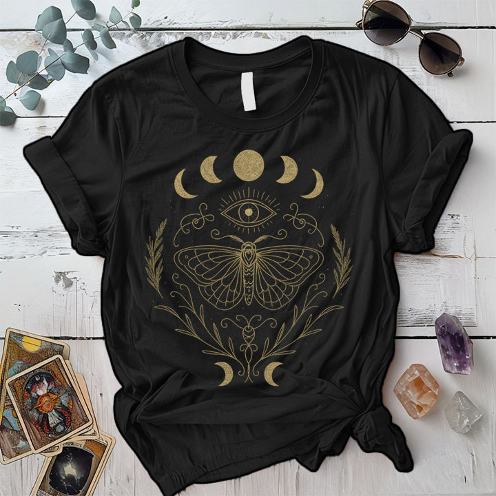 Boho Balance T-Shirt Mockup Black