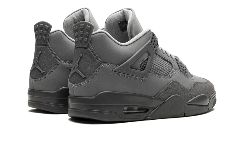 Nike Air Jordan 4 Dark Gray Suede Leather